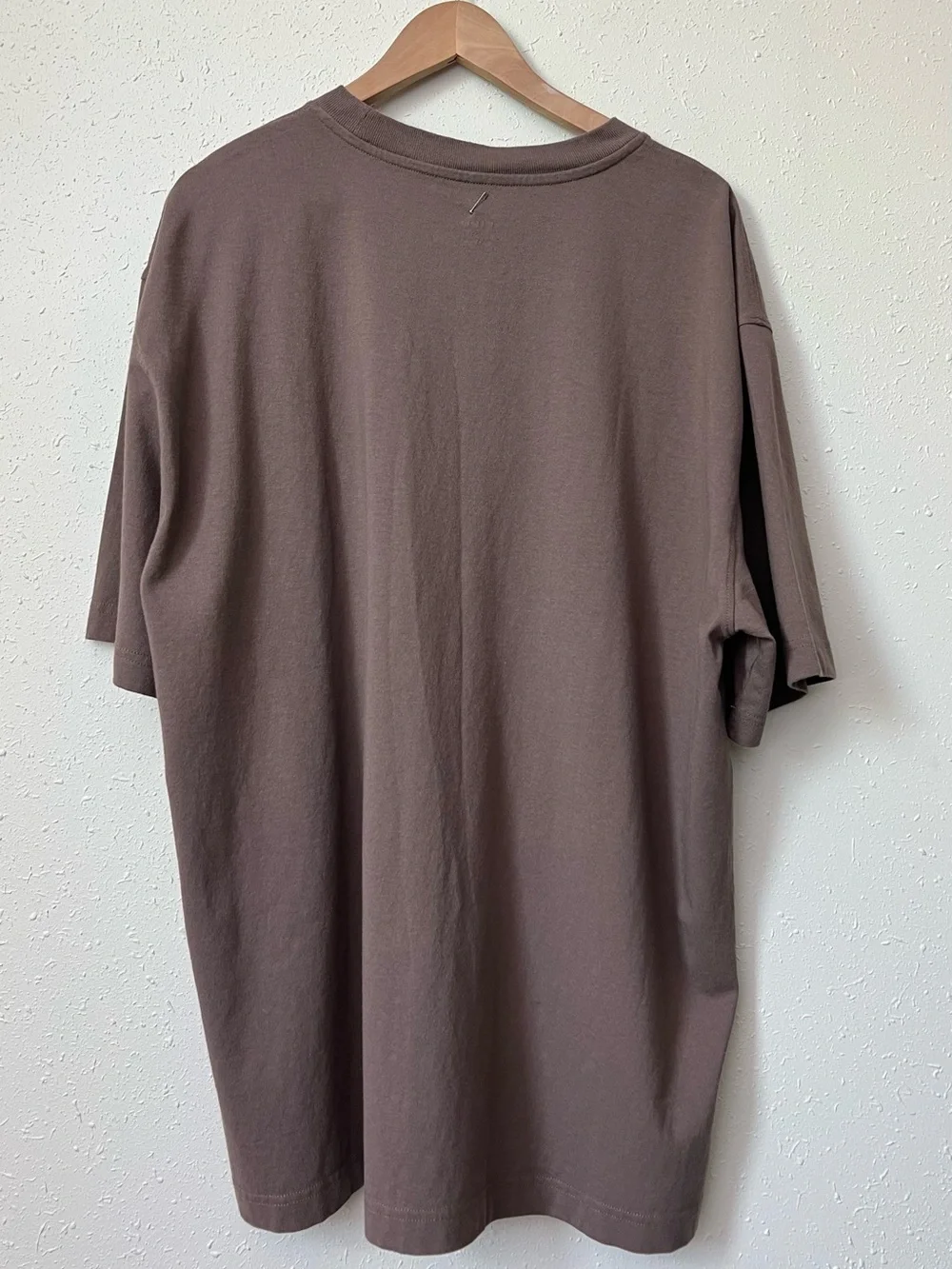 New Everlane OVERSIZED MIDWEIGHT TEE Deep Taupe Size L - Picture 4 of 13